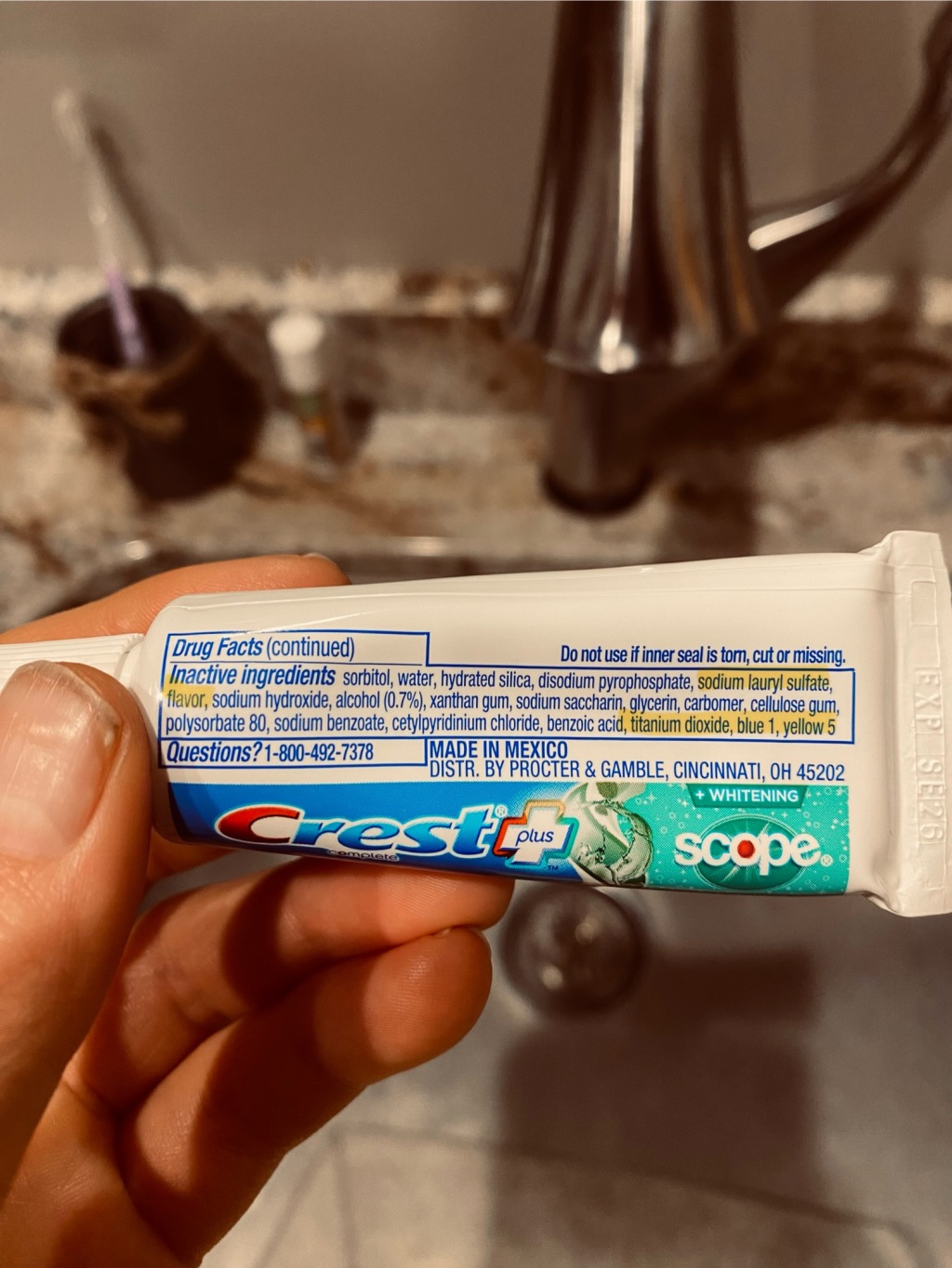 Trashin’ the Toothpaste